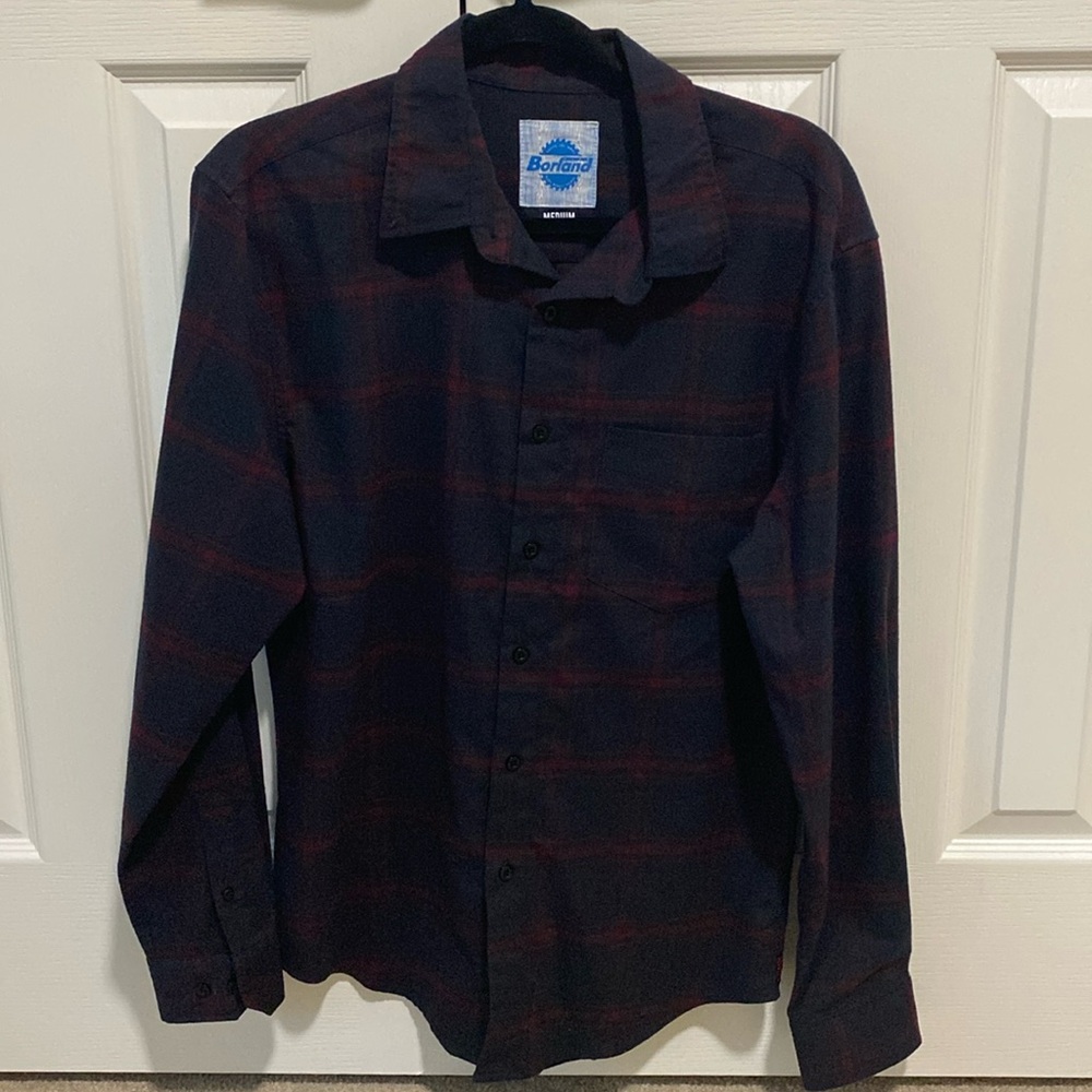 RSVLTS BORLAND FLEX FLANNEL - RED & BLACK - MEDIUM